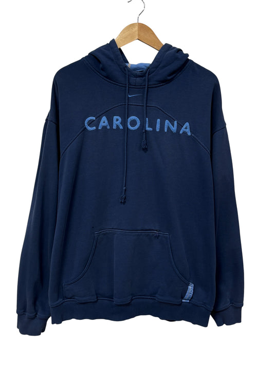 Vintage Nike Y2K North Carolina Center Swoosh Hoodie Size XL