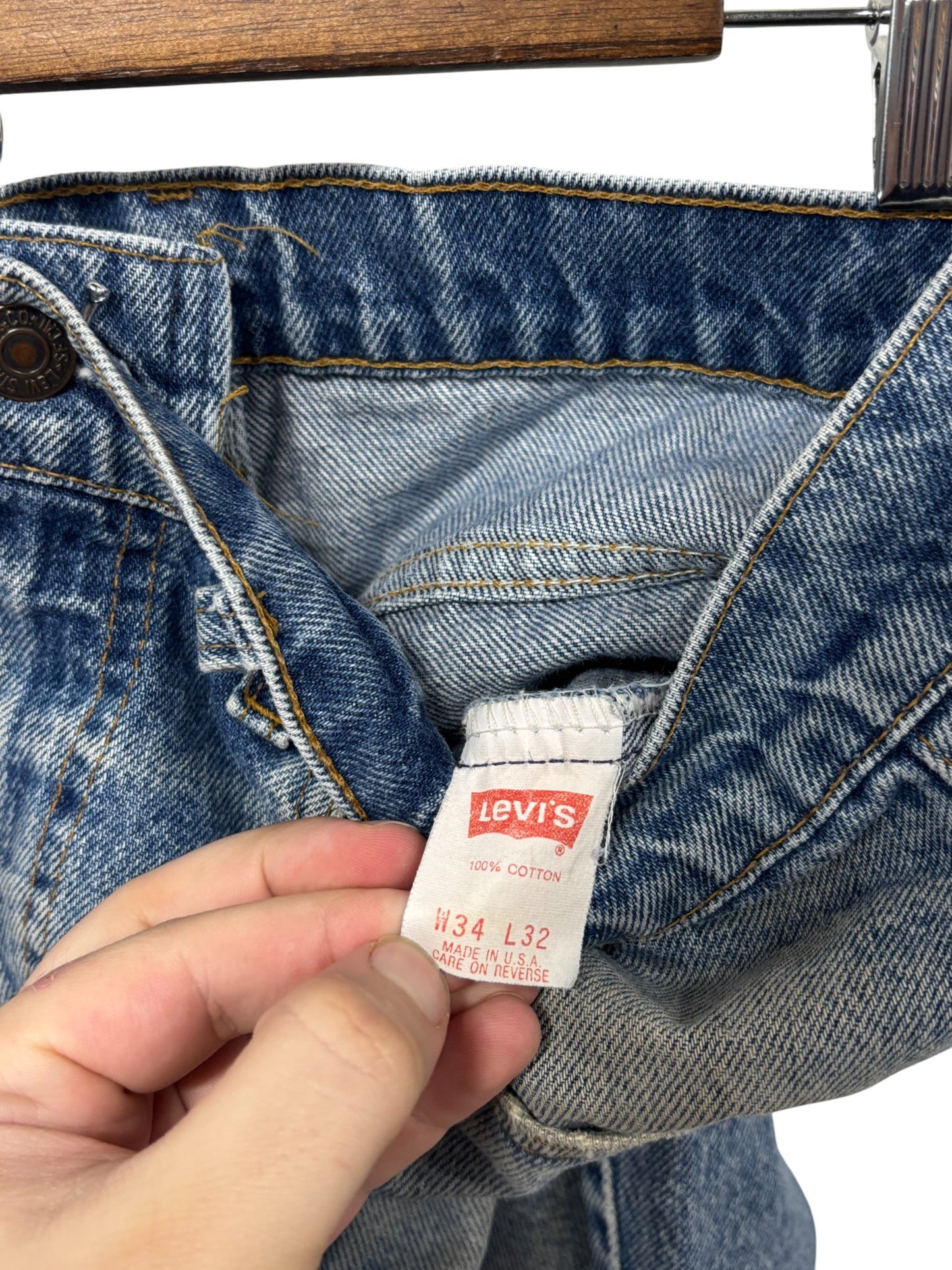 Vintage 90's Levi's 517 Straight Leg Denim Jeans Size 32x28