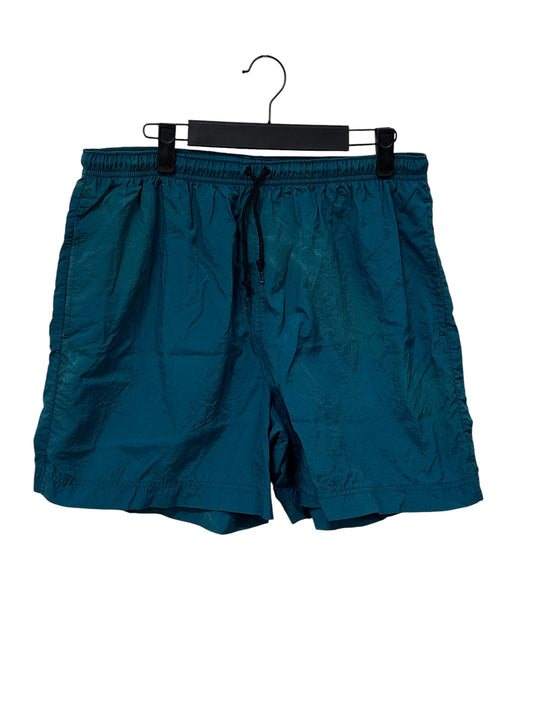 Vintage 90's Nike Blue Spellout Shorts Size Large