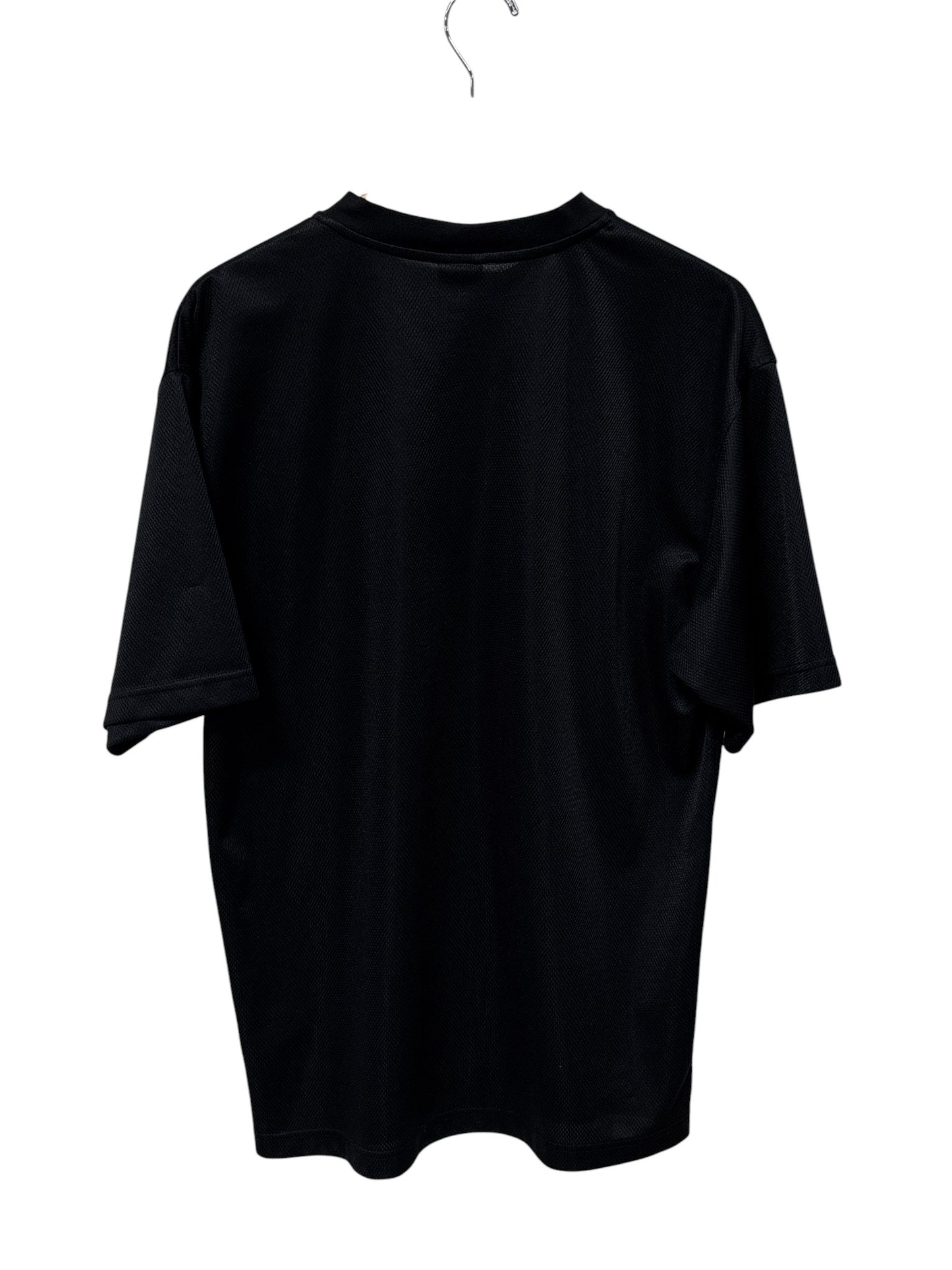 Vintage Y2K Nike Black Mesh Jersey Style Tee Size Large