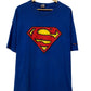 Vintage Y2K Superman S Logo Comic Book Graphic Tee Size XXL