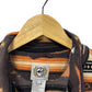 Vintage Cinch Aztec Print Fleece Snap T Sweater Size Large