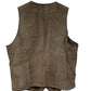 Wrangler Genuine Leather Western Vest Size Medium