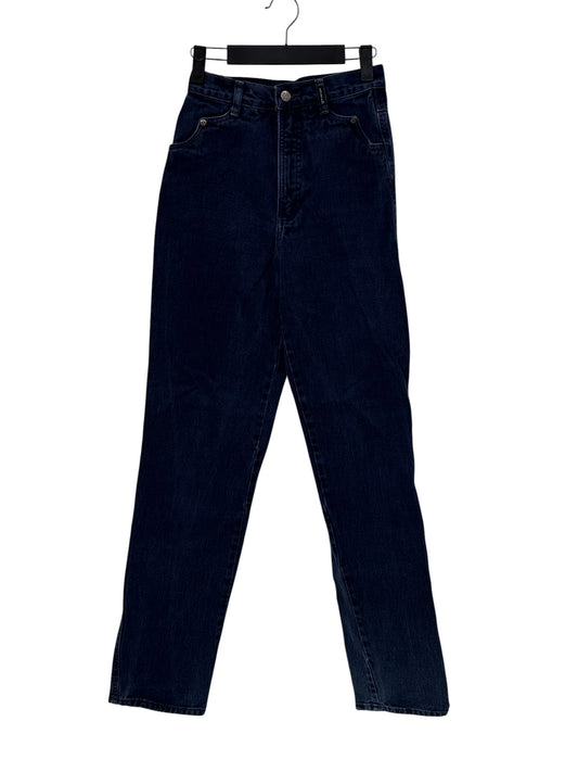 Vintage 90's Rockies Women's High Waisted Dark Blue Denim Jeans Size 24x33