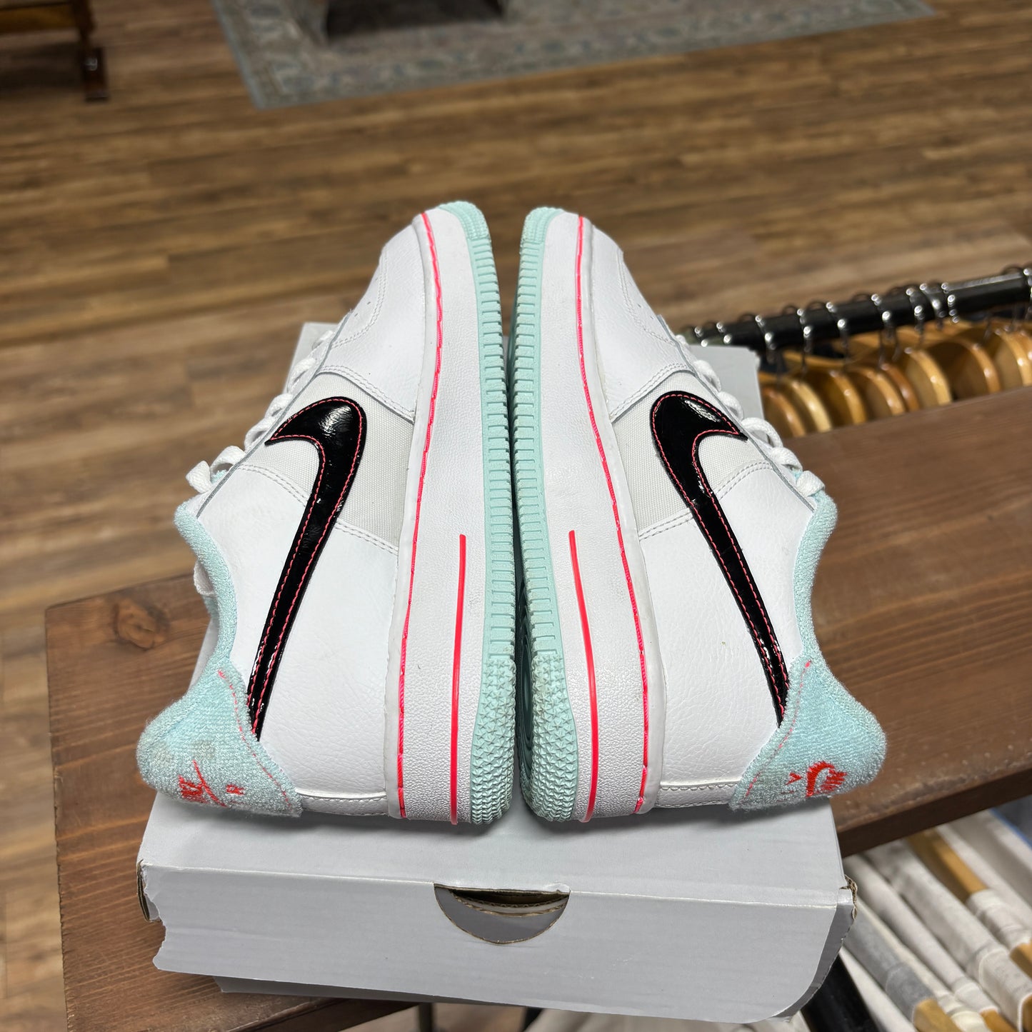 Nike AF1 Low 'White Atomic Pink' Size 5.5Y