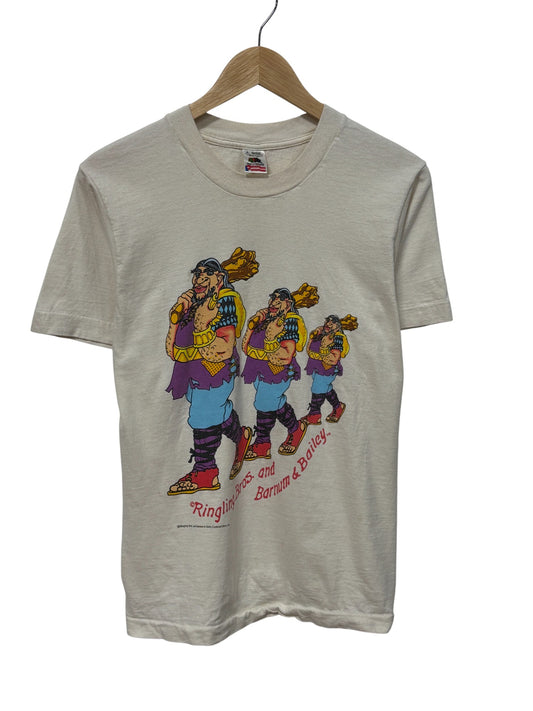 Vintage 90's Ringling Brothers Circus Cartoon Graphic Tee Size Small