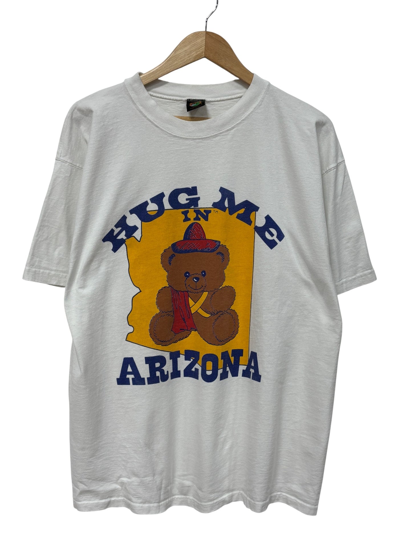 Vintage 90's Teddy Bear Hug Me in Arizona Graphic Tee Size XL
