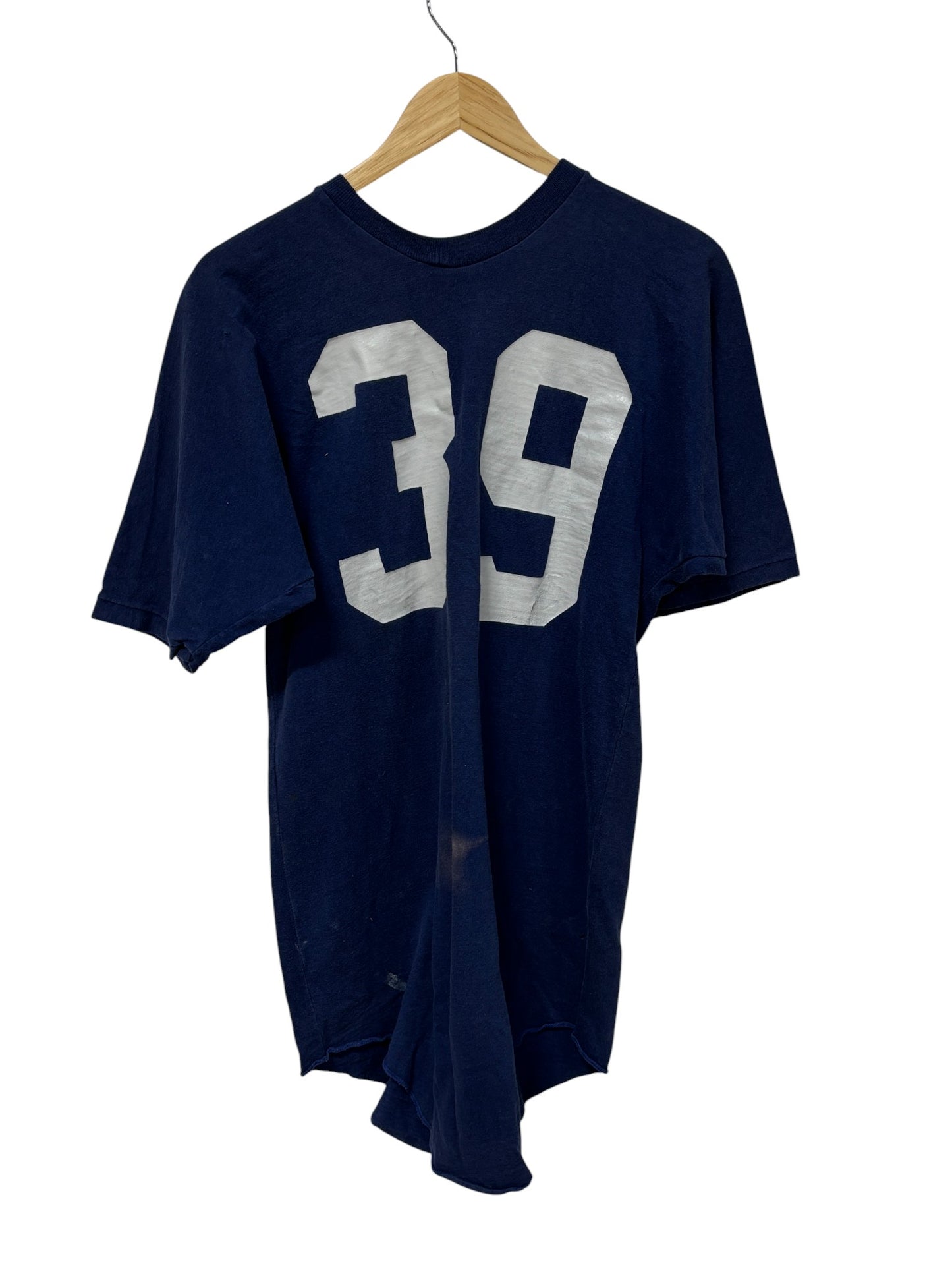 Vintage 70's Schuman Trojans Football Jersey Style Shirt Size Large