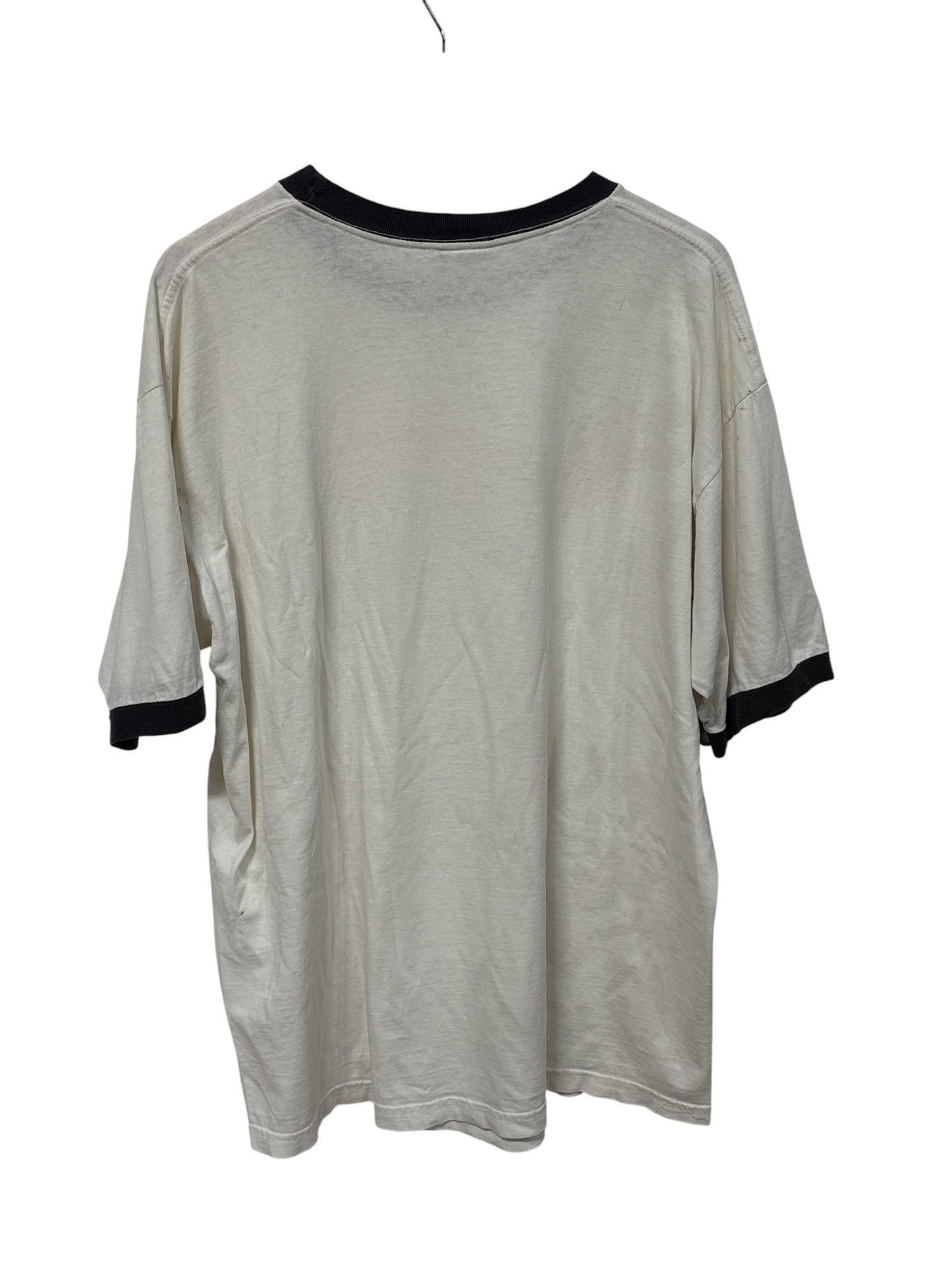 Vintage 90's Giant Hot Wheels Classic Logo Ringer Tee Size XL