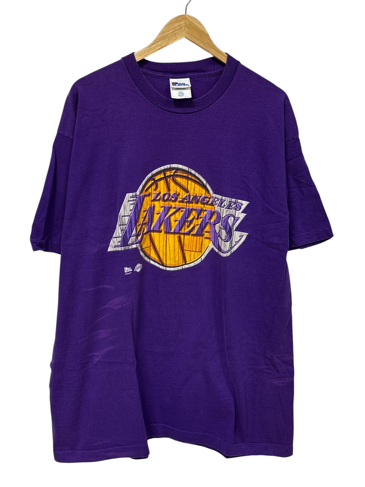 Vintage 90's Pro Player Los Angeles Lakers NBA Logo Graphic Tee Size XXL