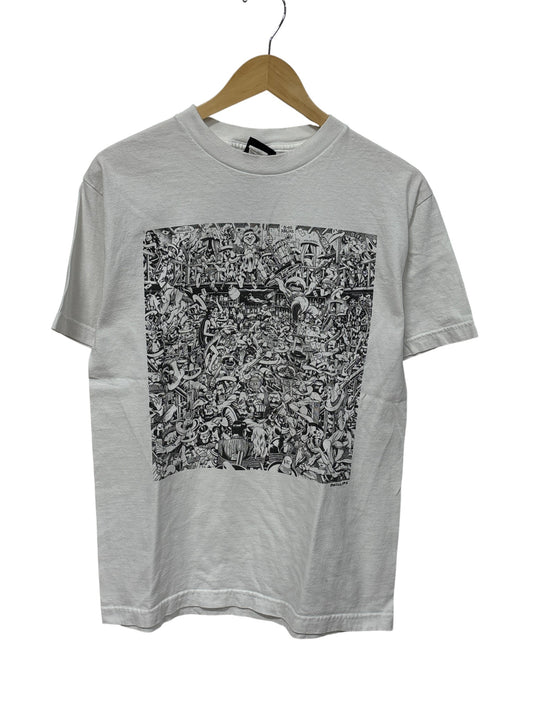 Vintage 90's Biker Brawl Santa Cruz Veteran Division Skater Tee Size Medium