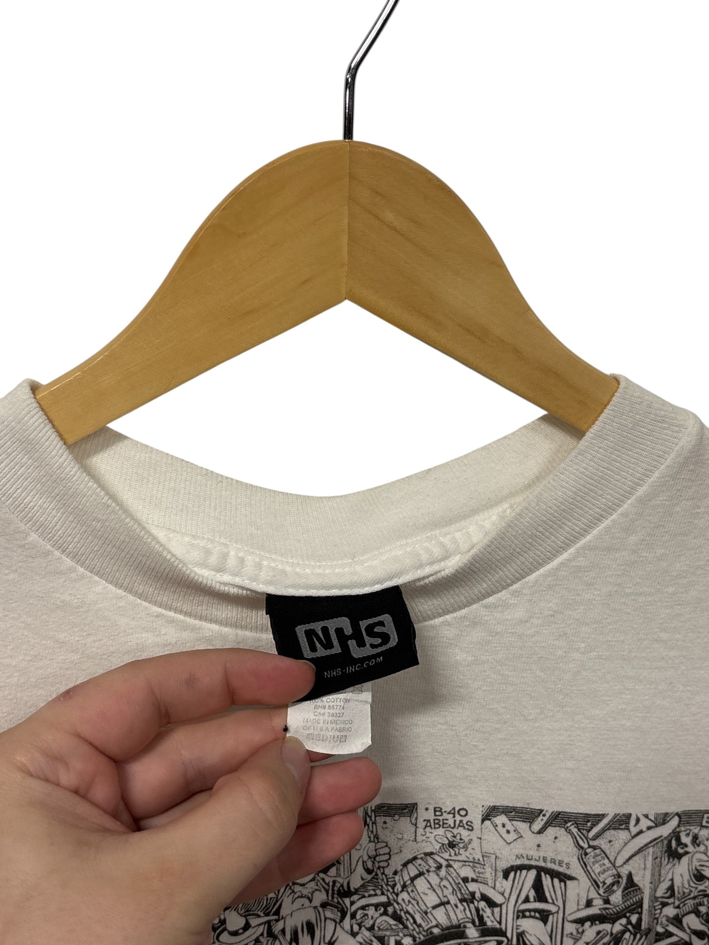 Vintage 90's Biker Brawl Santa Cruz Veteran Division Skater Tee Size Medium