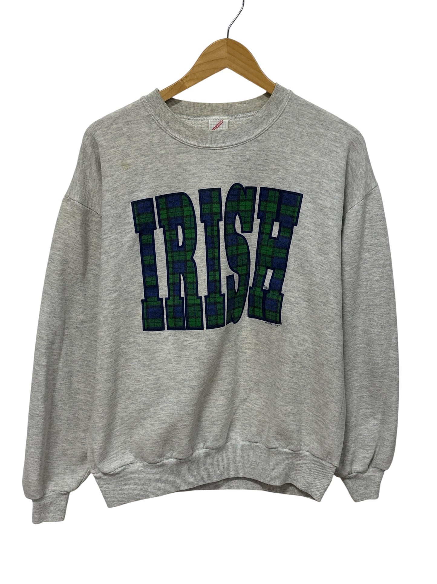 Vintage 90's Jerzees Irish Spell Out Sweater Size Large