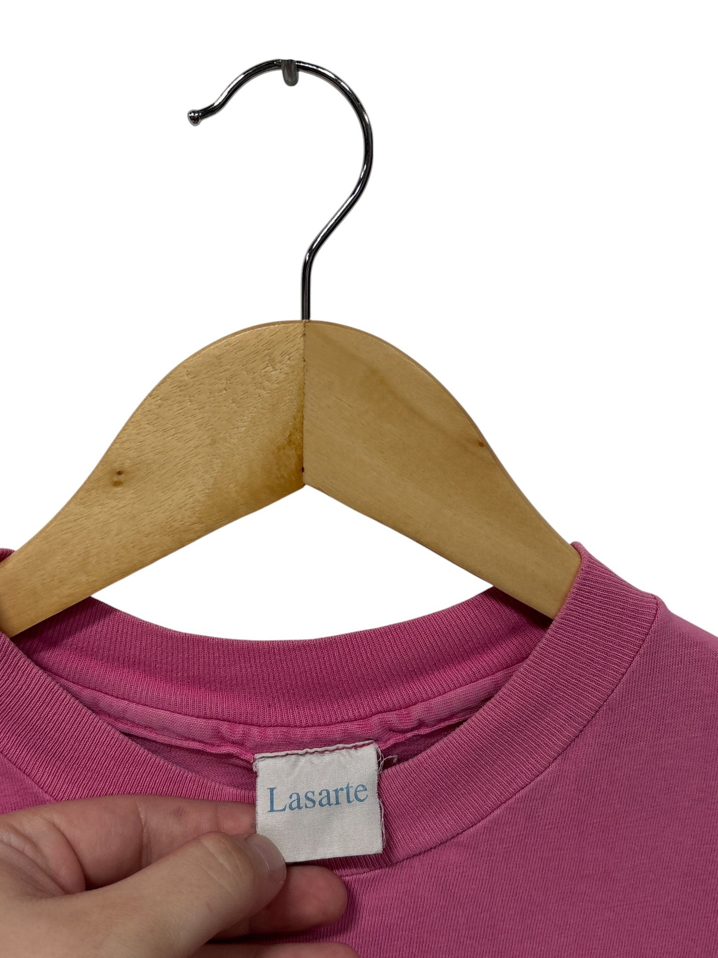 Vintage 90's Malibu Art Studio Pastel Pink Graphic Tee Size Large