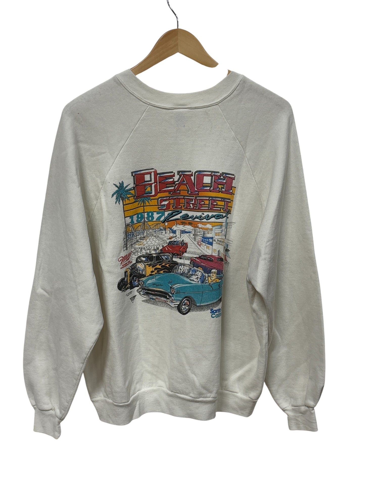 Vintage 1987 Santa Cruz Beach Street Revival Sweater Size XXL