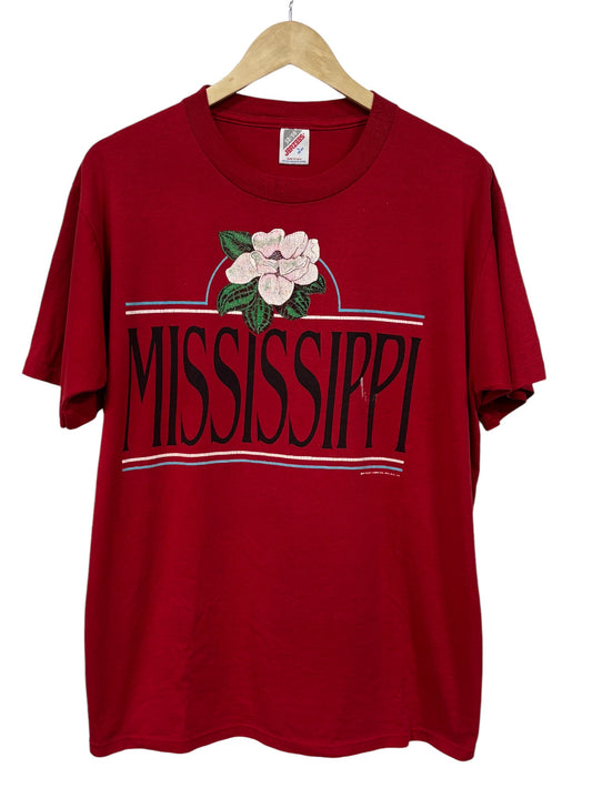 Vintage 90's Mississippi Graphic Tee Size Large