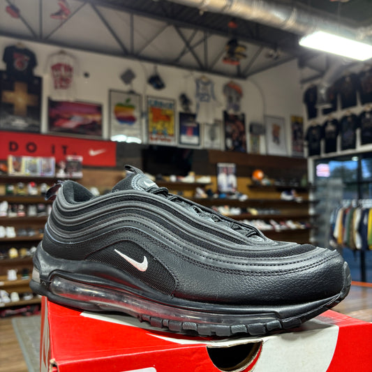 Nike Air Max 97 'Triple Black Terry' Size 10.5