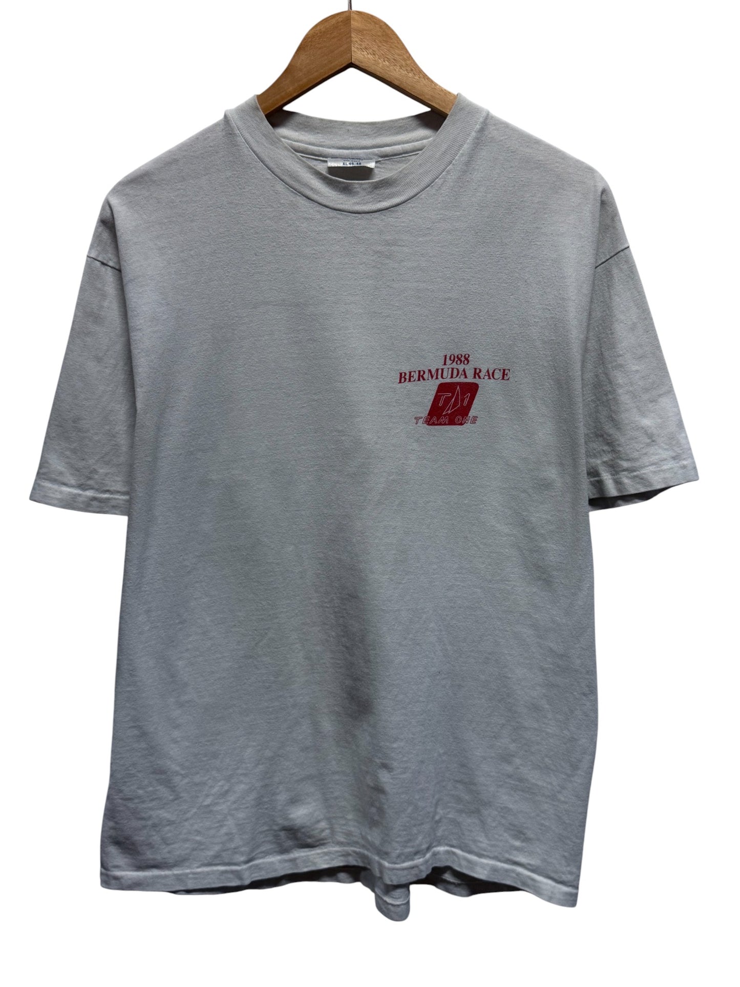 Vintage 1988 Bermuda Sail Boat Race Graphic Tee Size XL