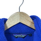 Vintage 80's Patagonia Made in USA Blue Fleece Zip Up Jacket Size Medium