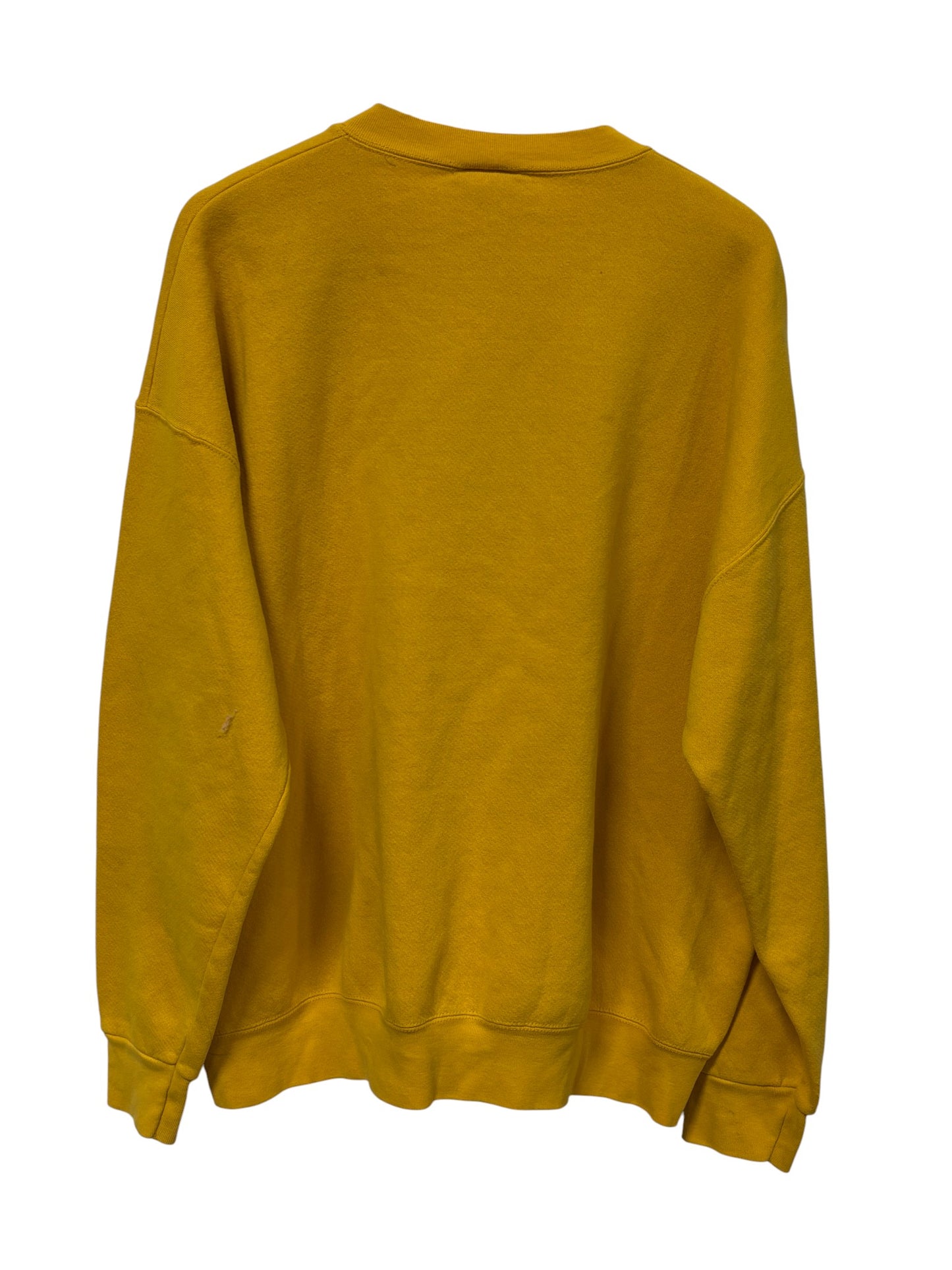 Vintage 90's Green Bay Packers NFL Logo Yellow Sweater Size XXL