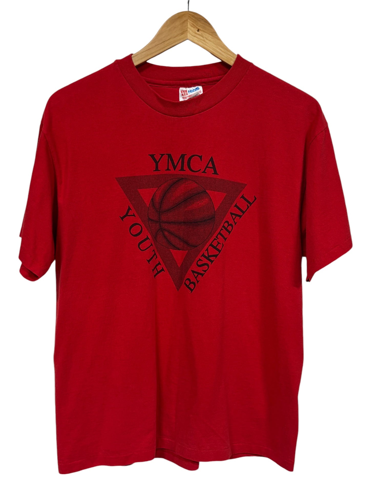 Vintage 90's YMCA Montana Youth Basketball Graphic Tee Size Large