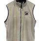 Vintage 90's Montana Moose Embroidered Fleece Zip Up Vest Size XXL