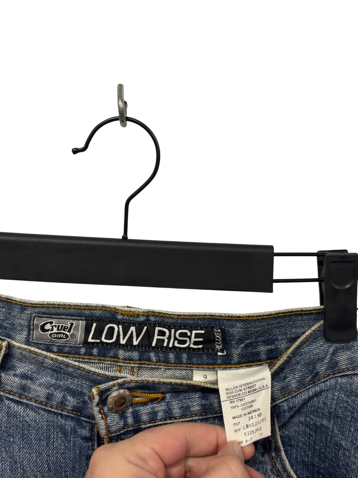 Vintage Y2K Cruel Girl Women's Low Rise Denim Jeans Size 32x33