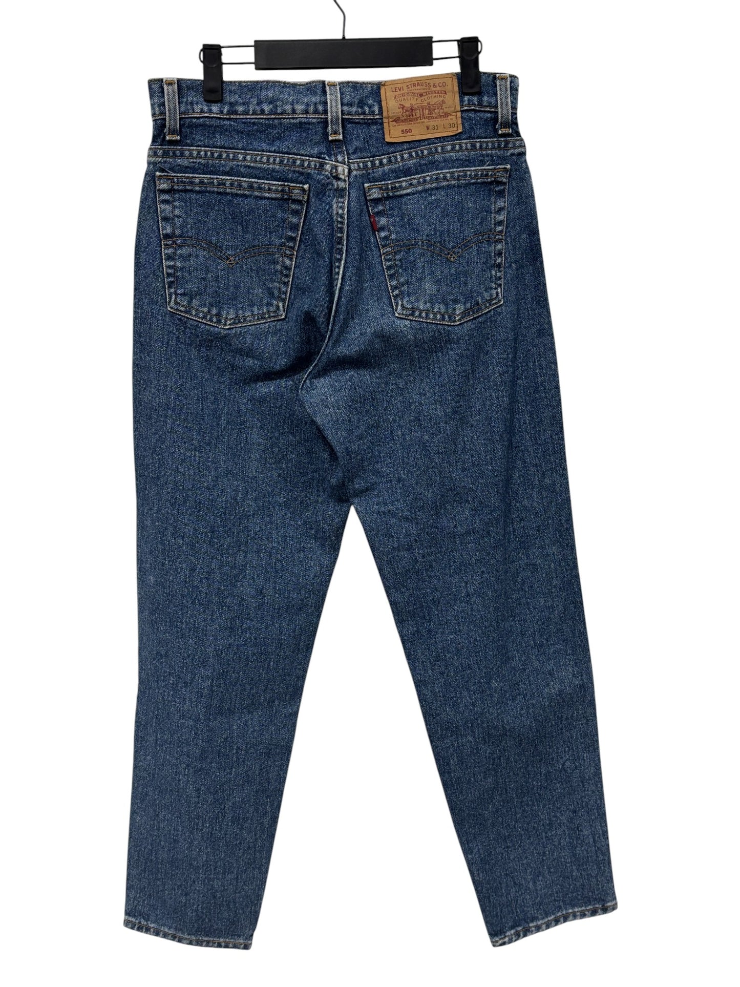 Vintage 90's Levi's 550 Made in USA Denim Jeans Size 31x30