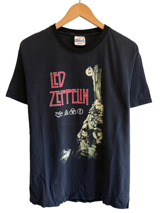 Vintage Y2K Led Zeppelin Album Band Promo Tee Size Large
