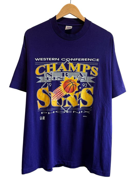 Vintage 1993 Phoenix Suns Western Conference Champs NBA Tee Size XXL