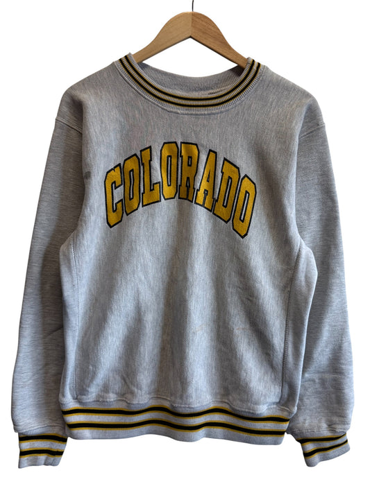 Vintage 80's Colorado Buffaloes Collegiate Sweater Size Large
