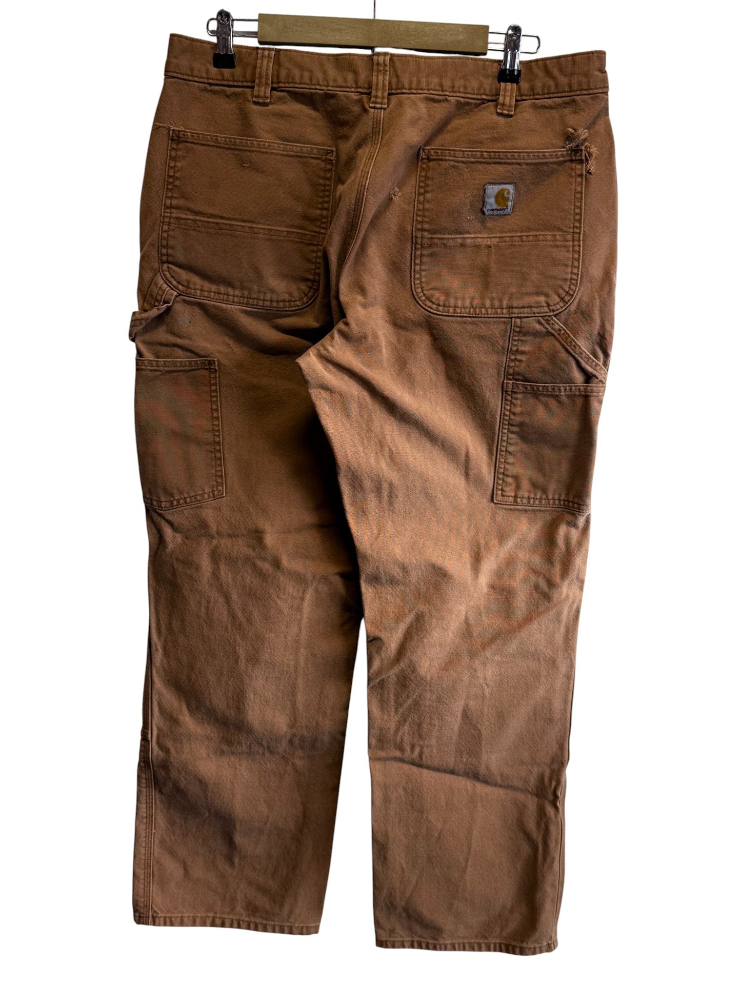 Carhartt Brown Double Knee Carpenter Pants Size 34x31