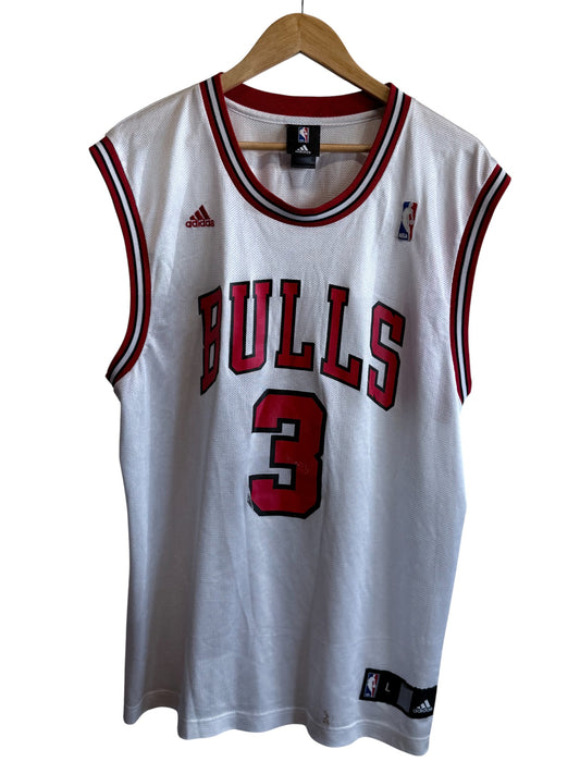 Vintage Adidas Ben Wallace Chicago Bulls #3 Jersey Size Large