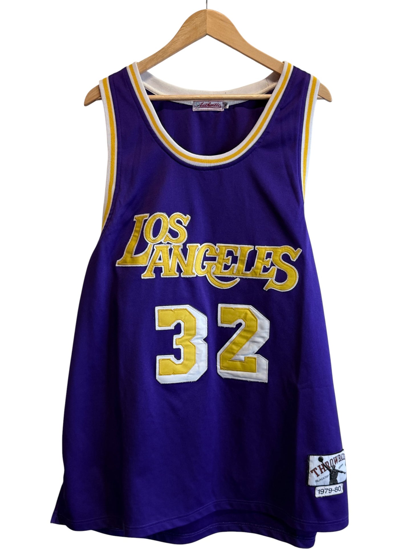 Vintage Magic Johnson LA Lakers Throwback #32 Jersey Size XXL