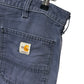 Carhartt FR Faded Blue Cargo Carpenter Pants Size 38x36