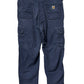 Carhartt FR Faded Blue Cargo Carpenter Pants Size 38x36