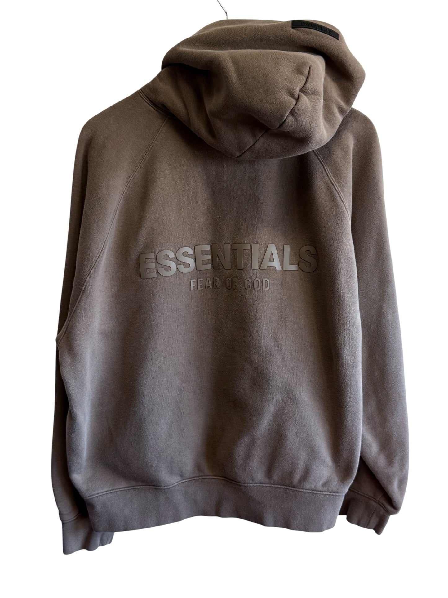 Fear of God Essentials Brown Pullover Hoodie Size Large