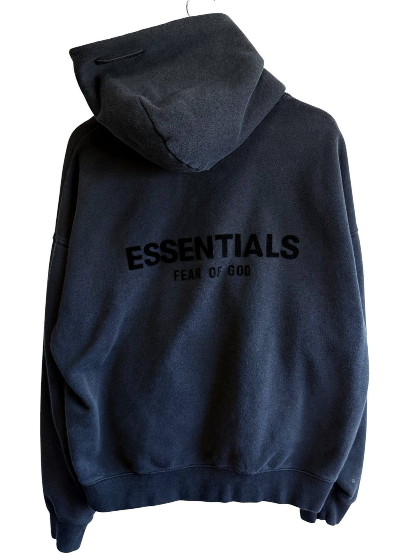 Fear of God Essentials Black Pullover Hoodie Size Large