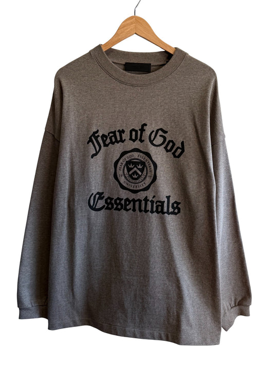 Fear of God Essentials Heavyweight Long Sleeve Shirt Size Large NWT