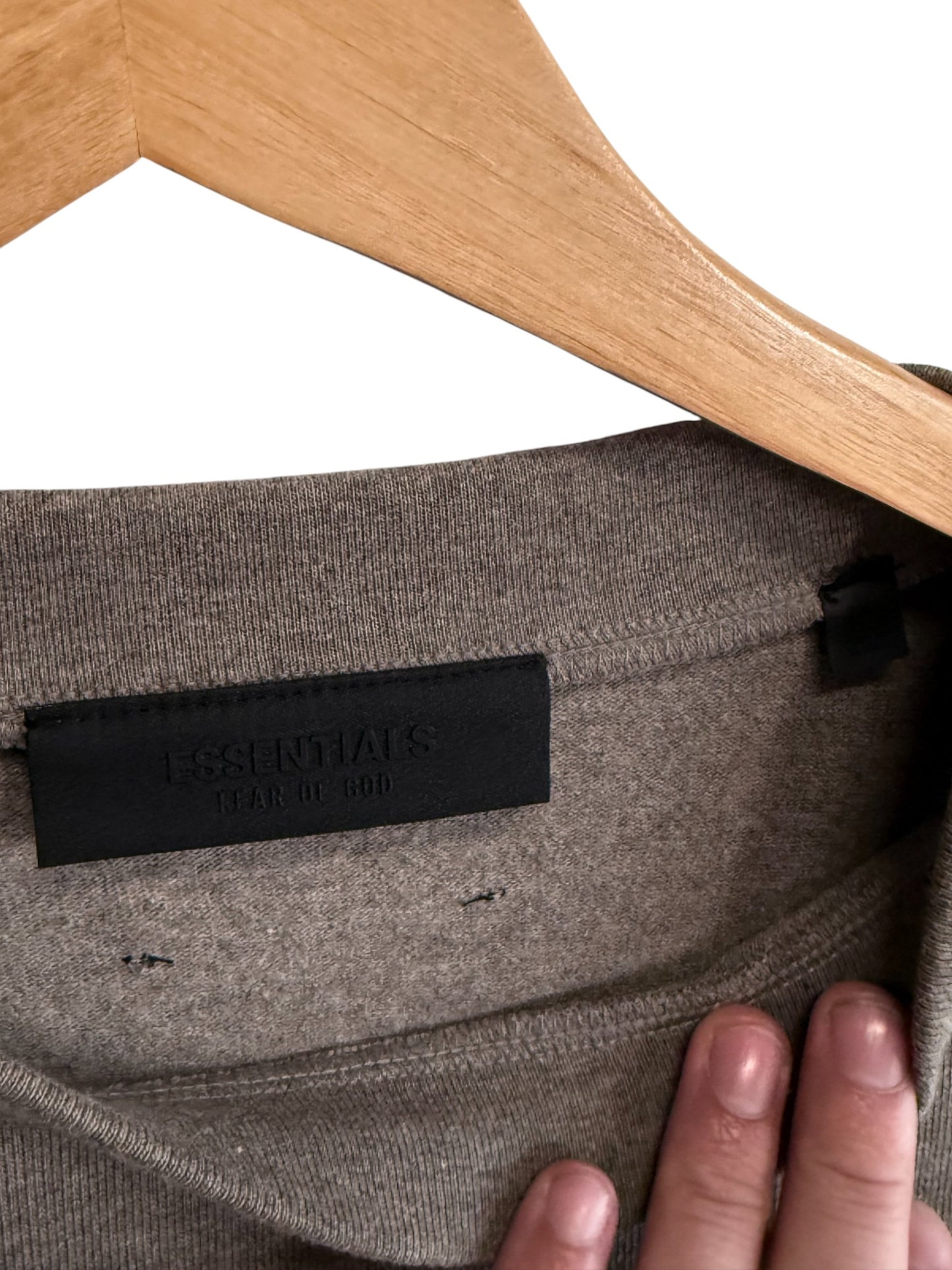 Fear of God Essentials Heavyweight Long Sleeve Shirt Size Large NWT