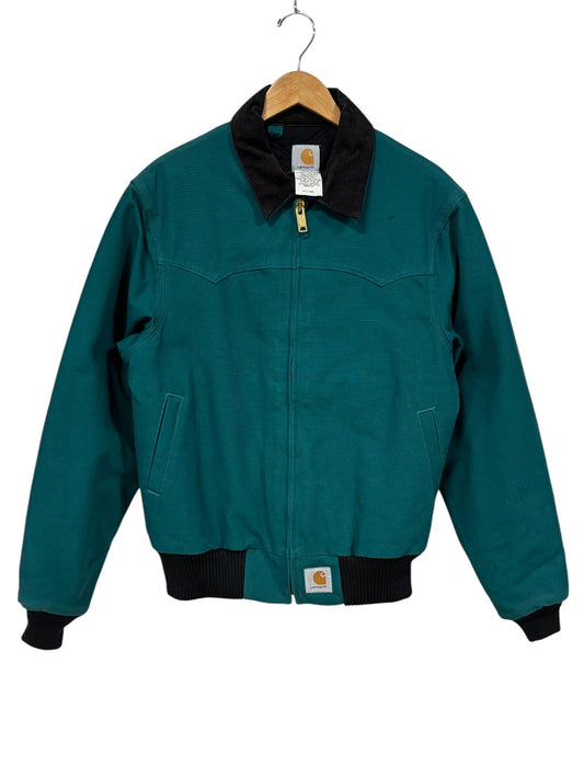 Vintage Carhartt J13 Made in USA Santa Fe Aqua Jacket Size Medium