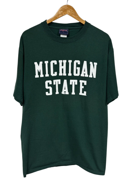 Vintage 90's Jansport Michigan State Spartans Collegiate Graphic Tee Size Large