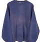 Vintage 90's Fruit of the Loom Heavyweight Overdyed Faded Crewneck Size XXL