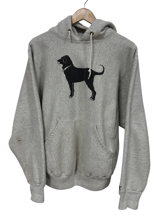 Vintage 80's Black Dog Marthas Vineyard Hoodie Size Large