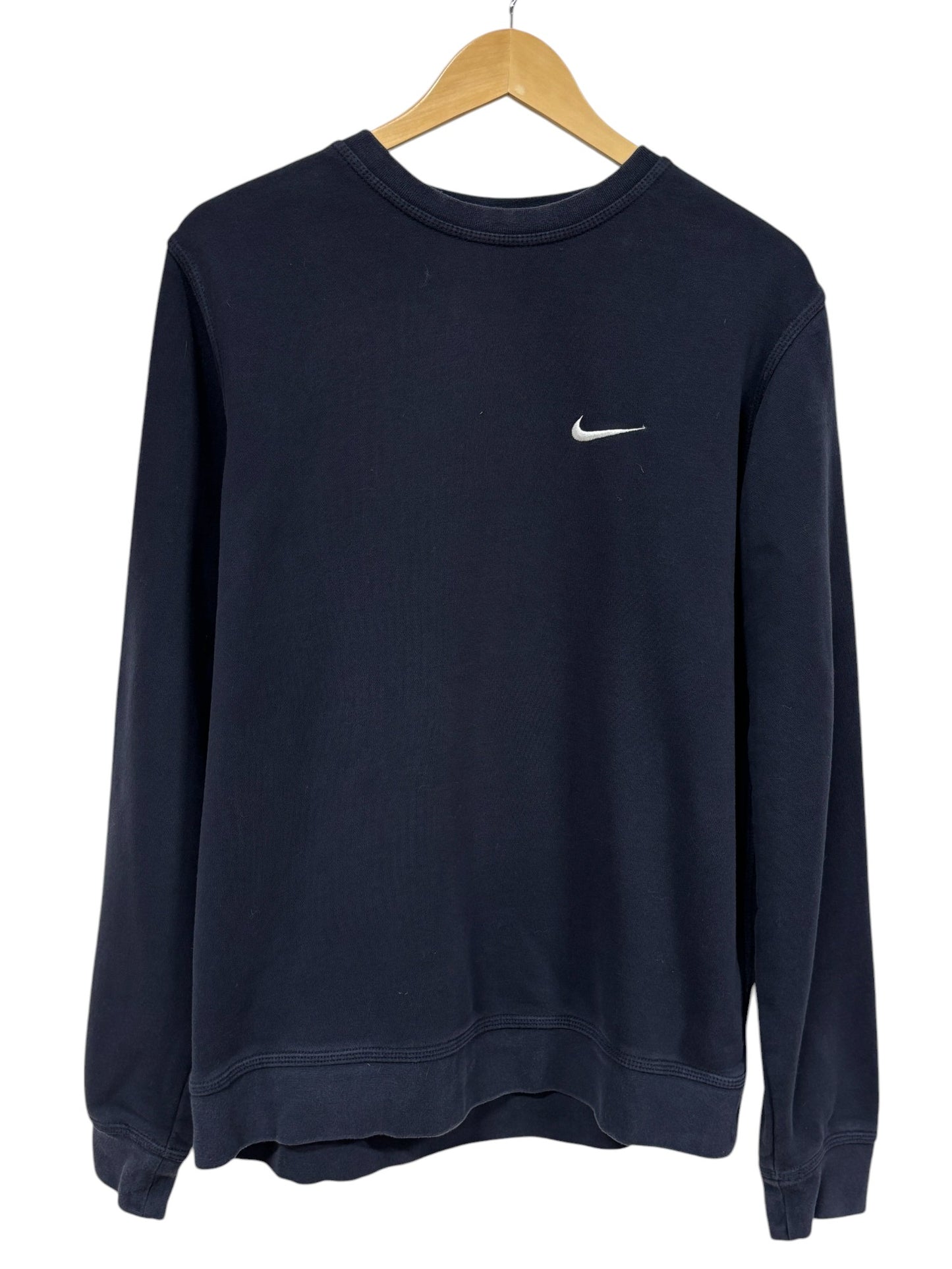 Nike Classic Embroidered Swoosh Crewneck Sweater Size Large