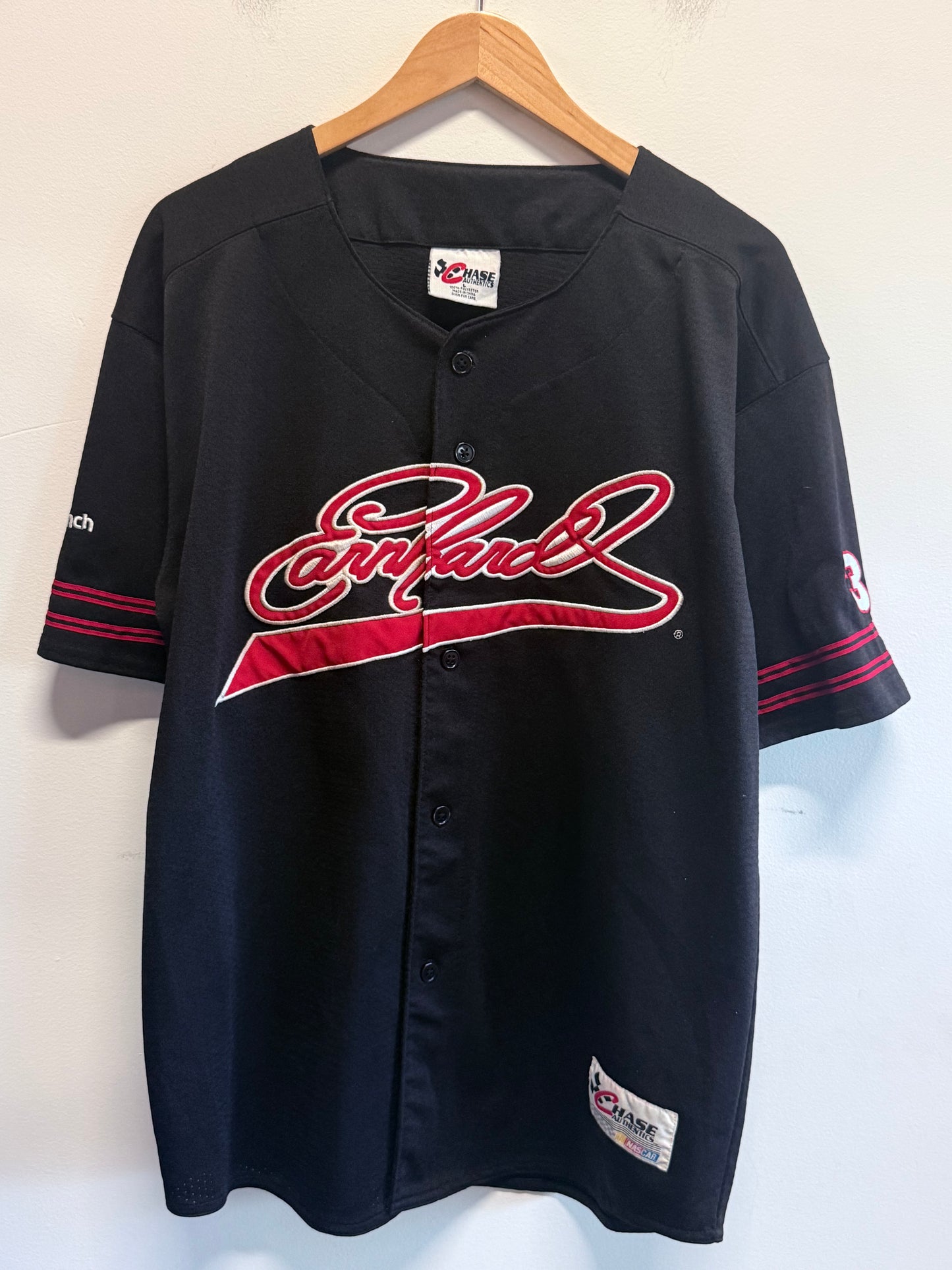 Vintage 90's NASCAR Dale Earnhardt Chase Authentics Jersey Size Large