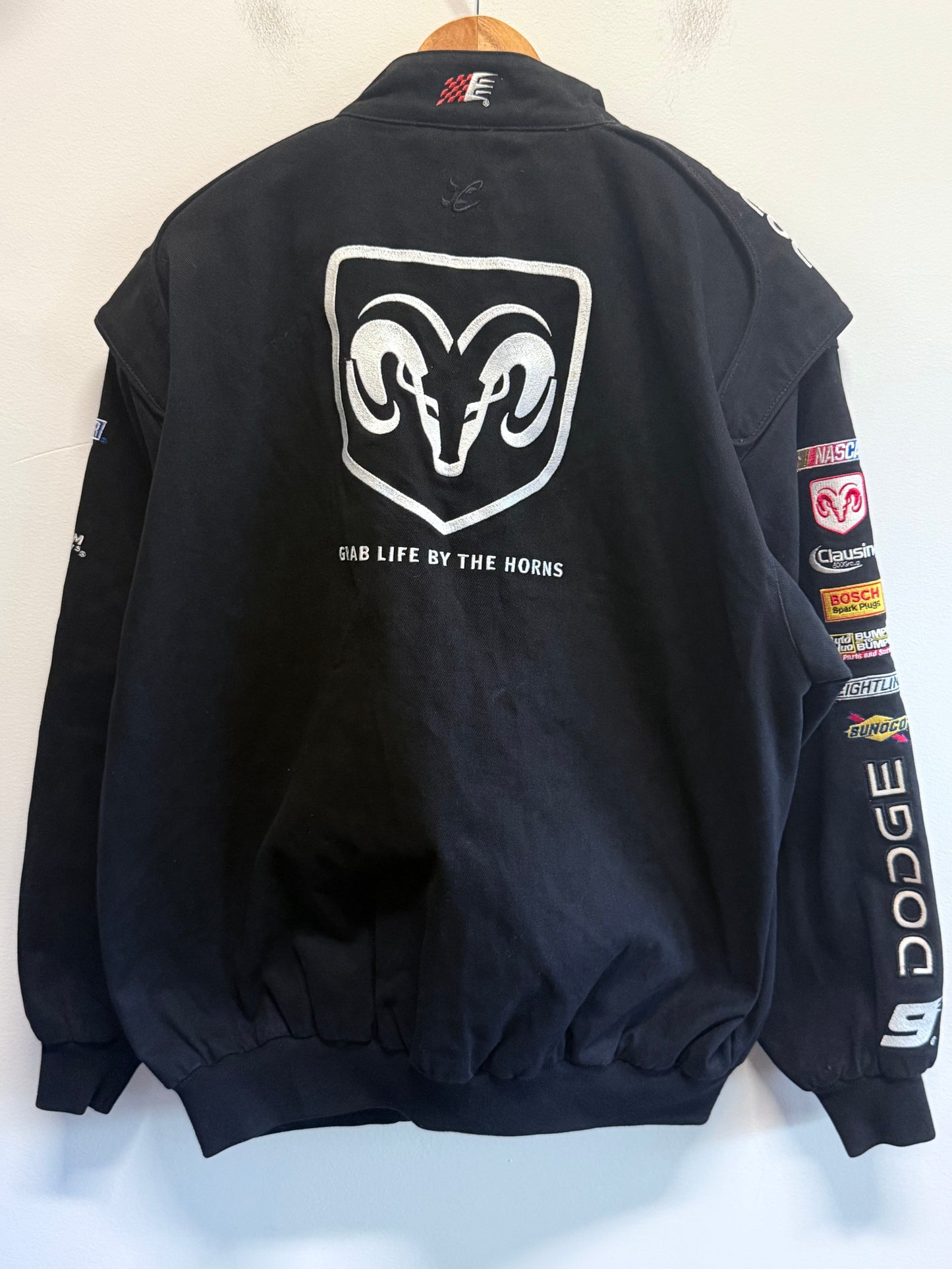 Vintage NASCAR Kasey Kahne Dodge Racing Jacket Size Large