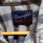 Vintage Wrangler Plaid Pearl Snap Button Up Western Shirt Size Large