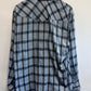Vintage Wrangler Plaid Pearl Snap Button Up Western Shirt Size Large