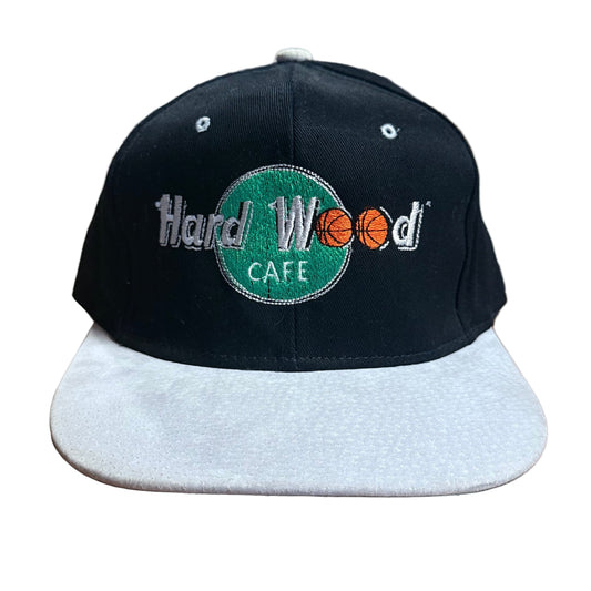 Vintage Hard Wood Cafe Basketball Parody Strapback Hat